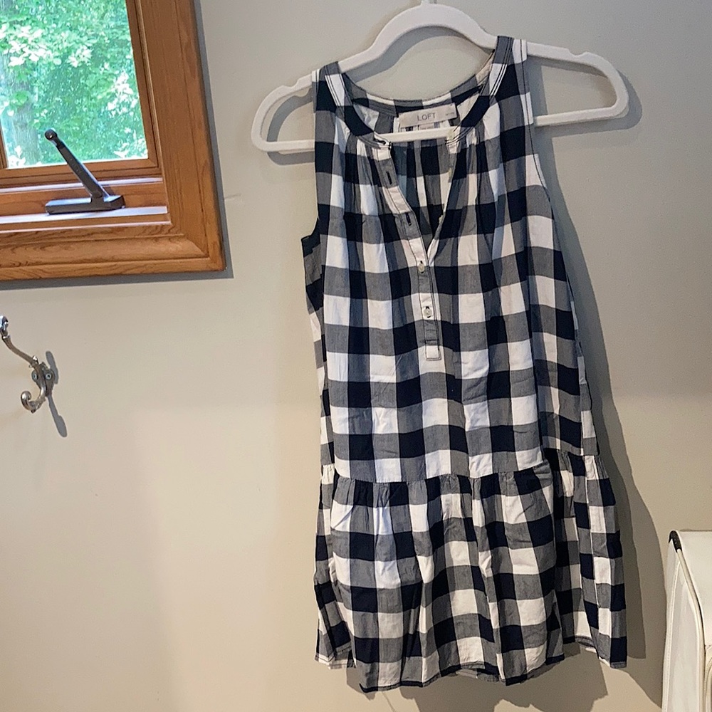 Comfortable drop waist summer dress